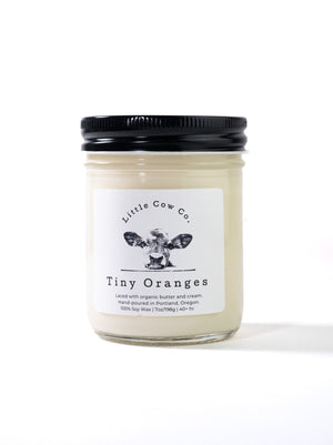 Tiny Oranges 7oz Glass Jar Candle by Little Cow Co.