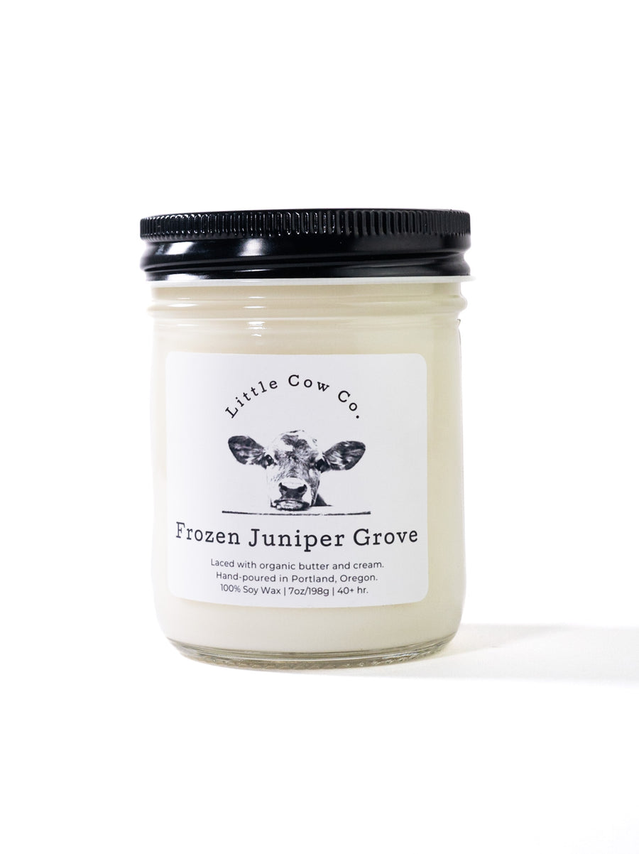 Frozen Juniper Grove 7oz Glas Jar Candle