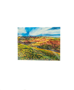 Painted Hills Card by Sheila Dunn