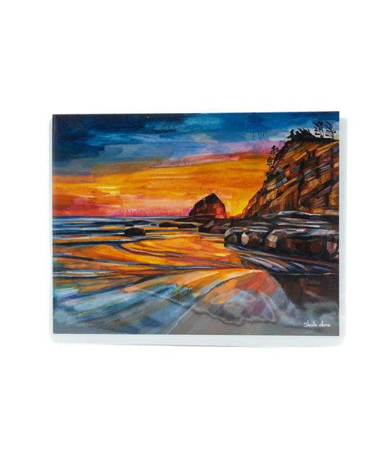 Cape Kiwanda Card by Sheila Dunn