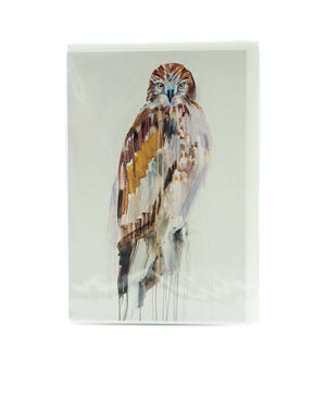Red-Tailed Hawk Card by Sheila Dunn