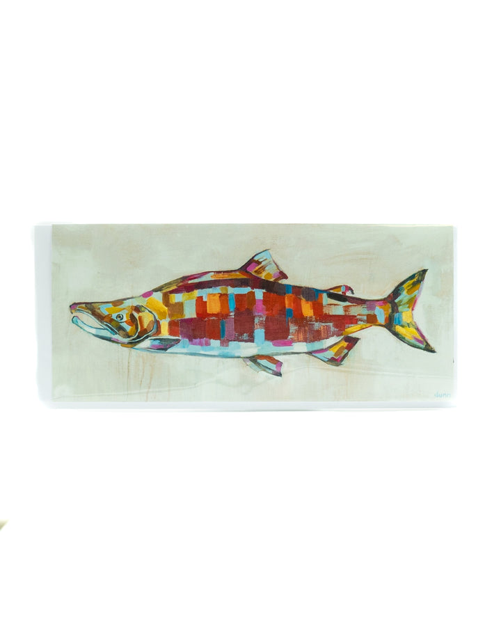 Sockeye Salmon Card by Sheila Dunn