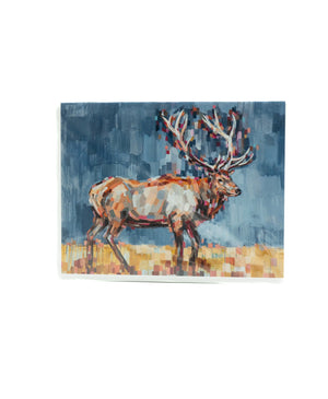 Bull Elk Card by Sheila Dunn