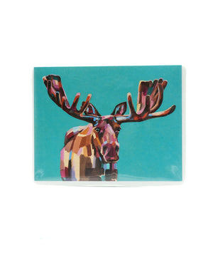 Bull Moose Card by Sheila Dunn