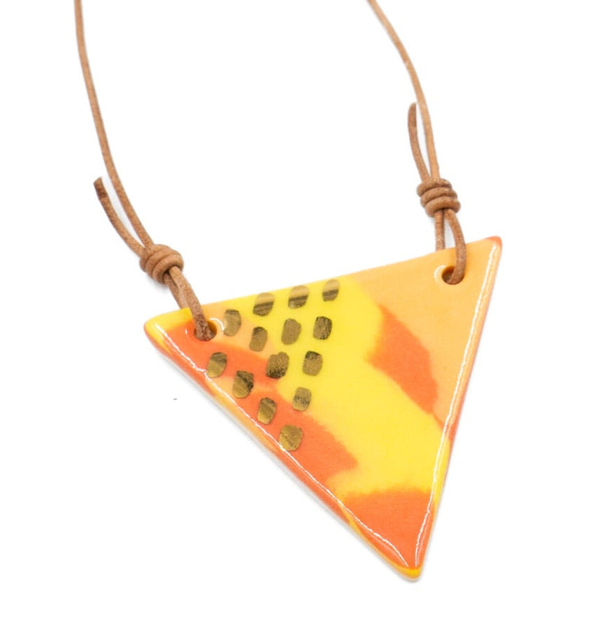 Triangle Necklace by Melted