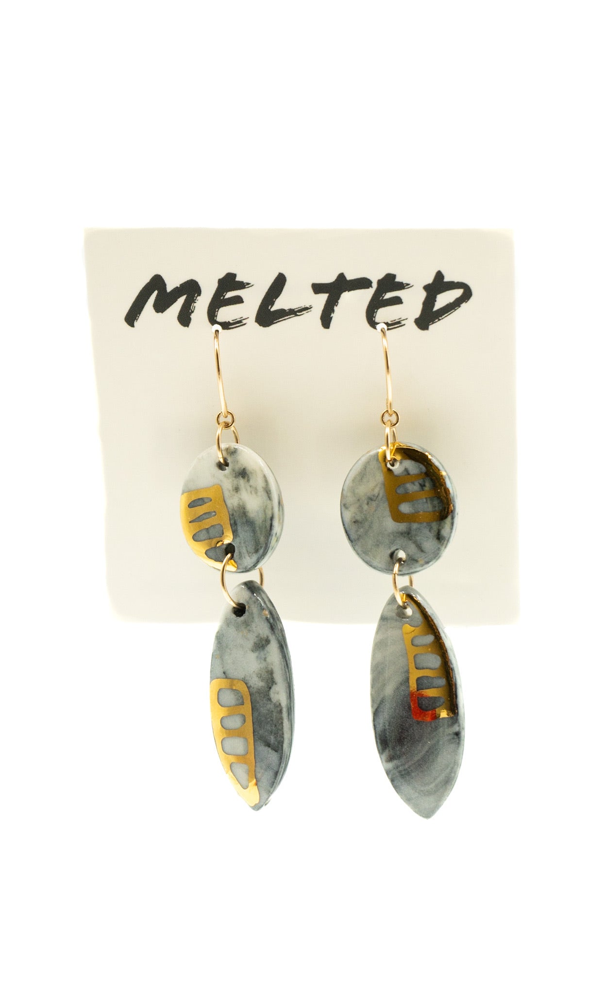 Double Earrings by Melted