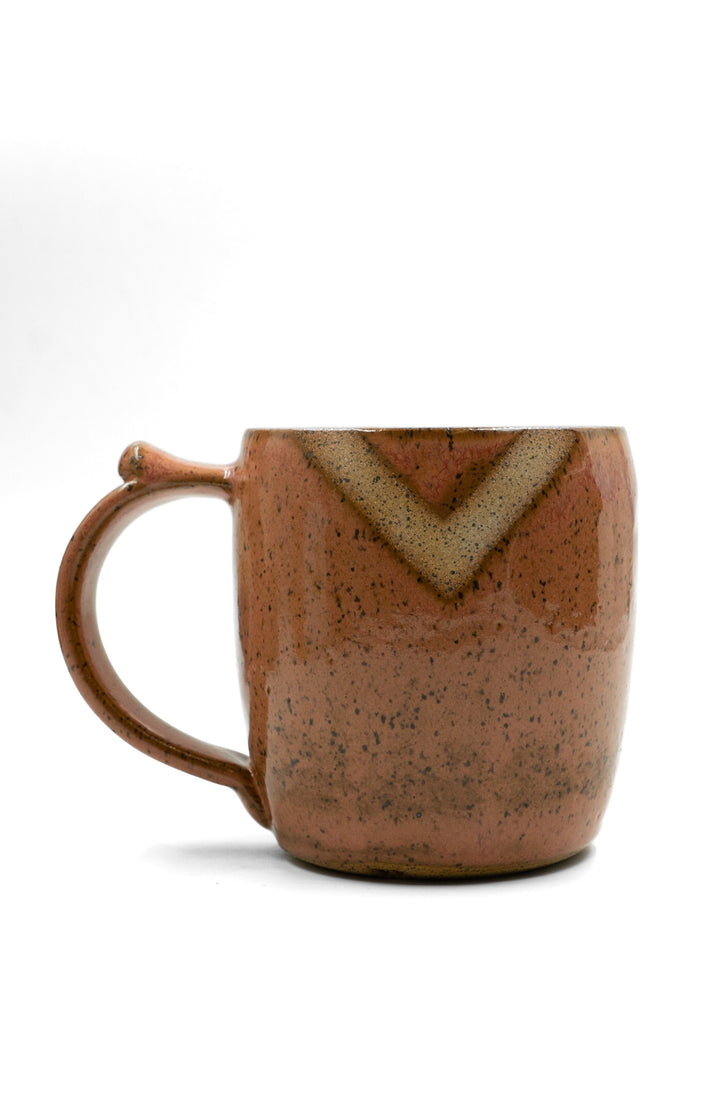 Speckled Mug w/ V by Terra Noir