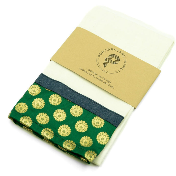 India Organic Cotton Blend Tea Towel by Portmanteau Home