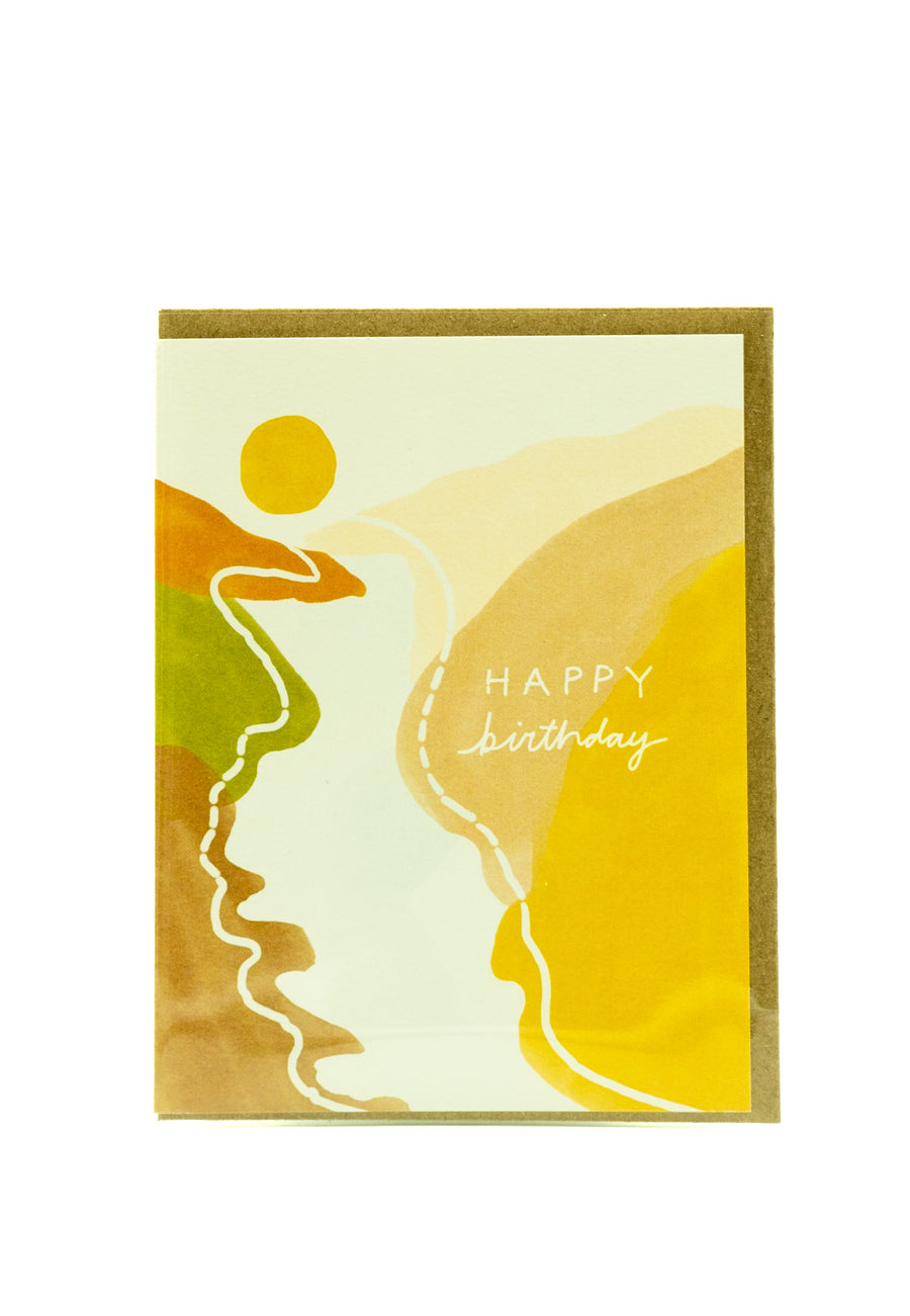 Happy Birthday Sunny River Card by Maija Rebecca