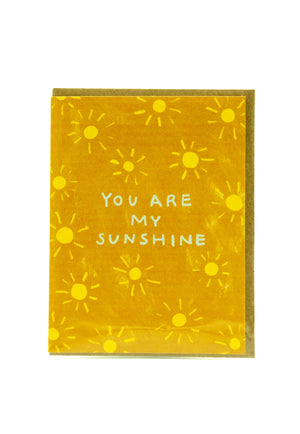 You Are My Sunshine Card by Maija Rebecca