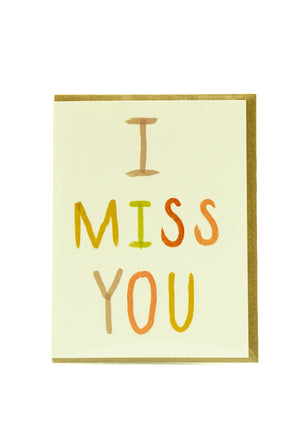 I Miss You Card by Maija Rebecca