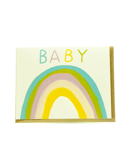 Rainbow Baby Card by Maija Rebecca
