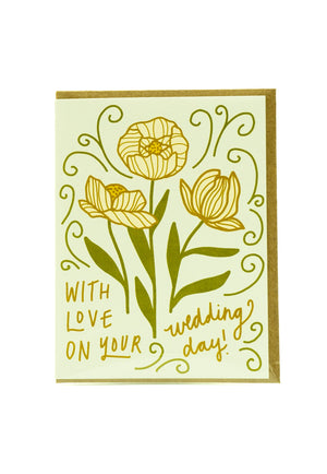 With Love on Your Wedding Day Card by Maija Rebecca