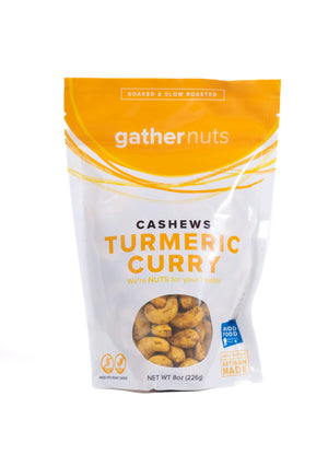 4oz Turmeric Curry Cashews by Gather Nuts
