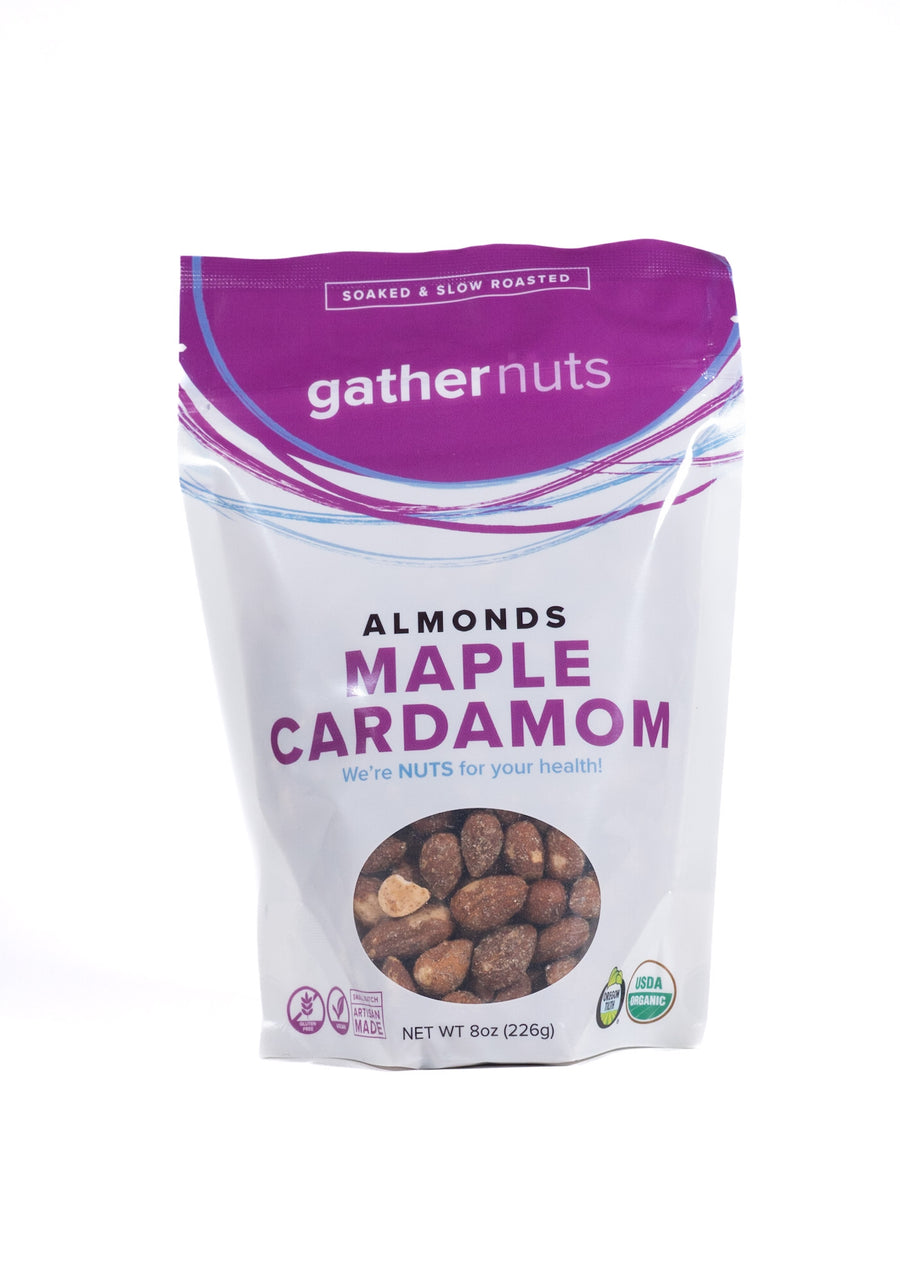 4oz Maple Cardamom Almonds by Gather Nuts
