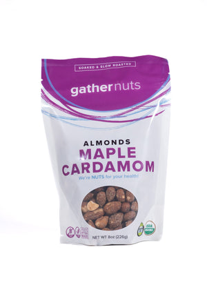 8oz Maple Cardamom Almonds by Gather Nuts