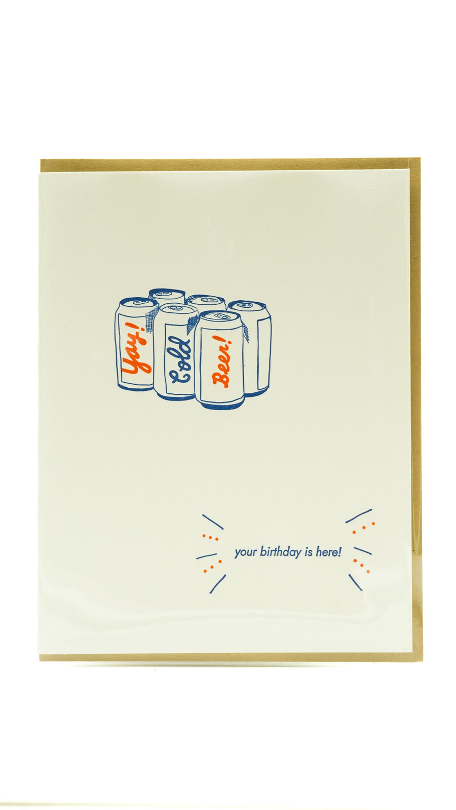 Yay! Cooold Beer Birthday Card by Lark Press