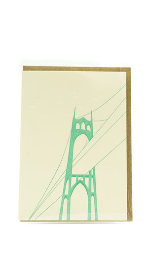 St. John's Bridge Card by Lark Press