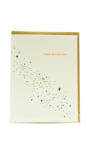 I Thank My Lucky Stars for You Card by Lark Press