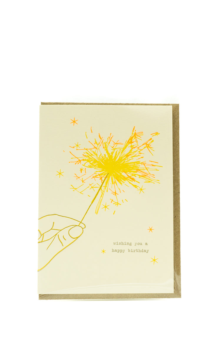 Happy Birthday Sparkler Card by Lark Press