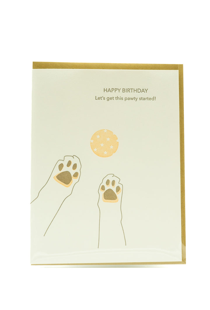 Let's Get This Pawty Started Birthday Card by Lark Press