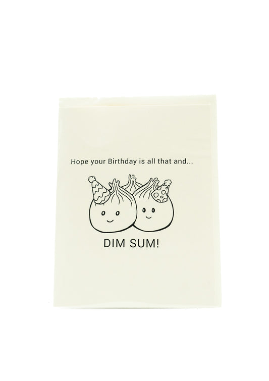 Dim Sum Birthday Card by Sunshine Studios