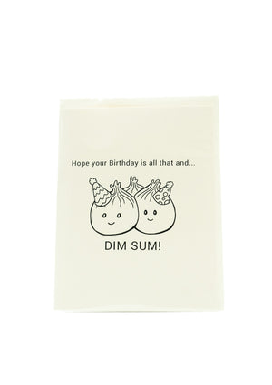 Dim Sum Birthday Card by Sunshine Studios