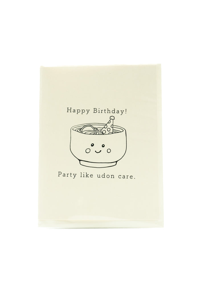 Party like Udon Care Card by Sunshine Studios