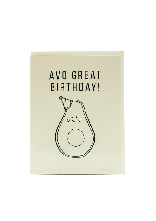 Avo Great Birthday Card by Sunshine Studios