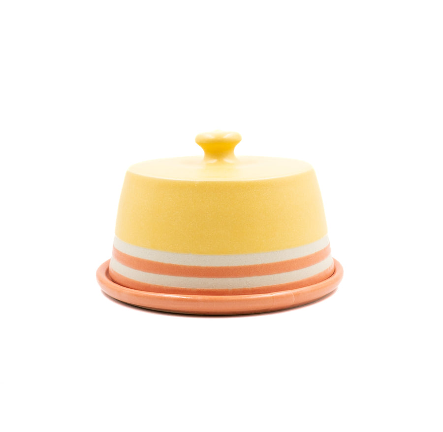 Striped Butter Dish by Theresa Arrison