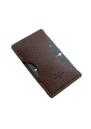 Brown Leather ATM Card Holder Cover
