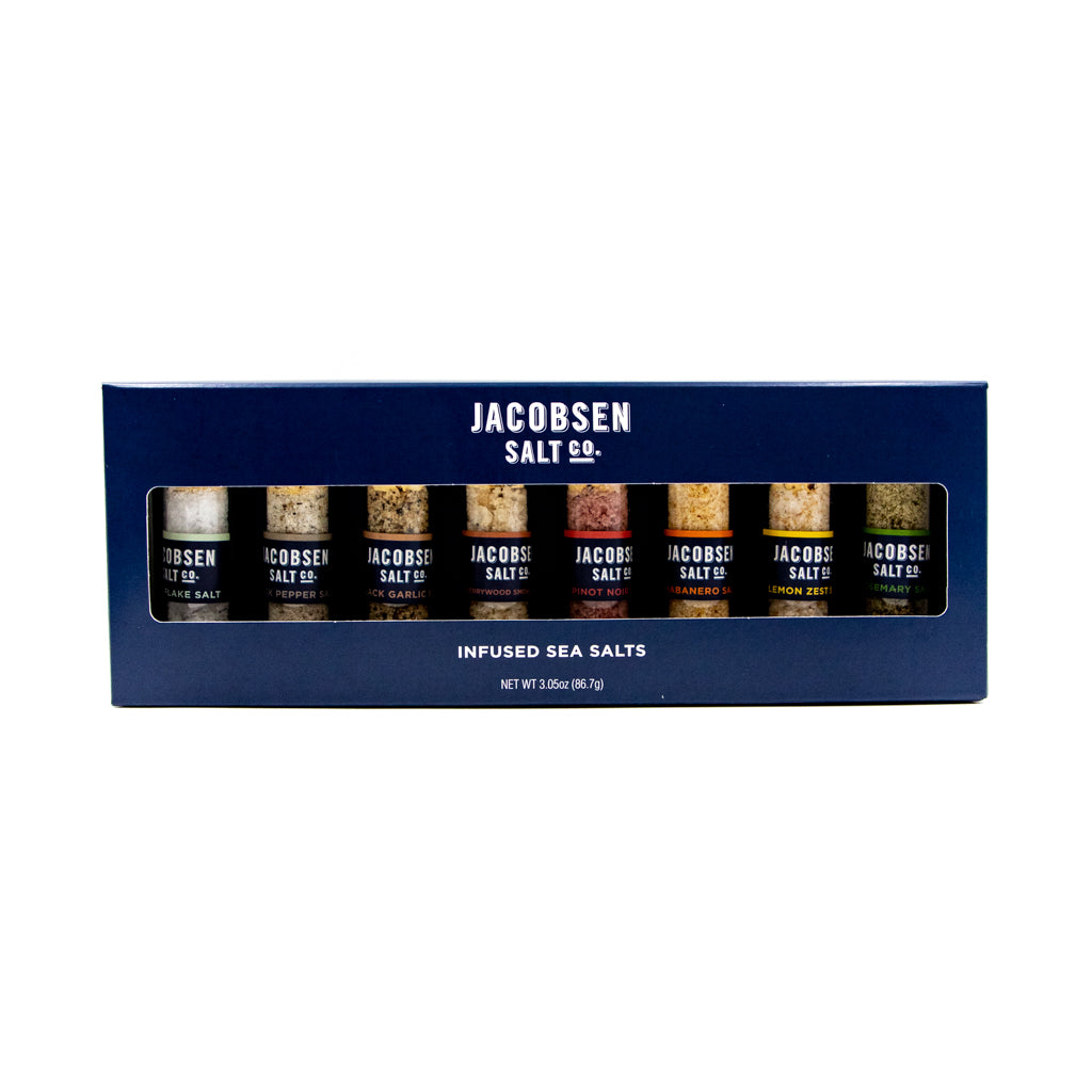 8 Vial Infused Salt Set by Jacobsen Salt Co.