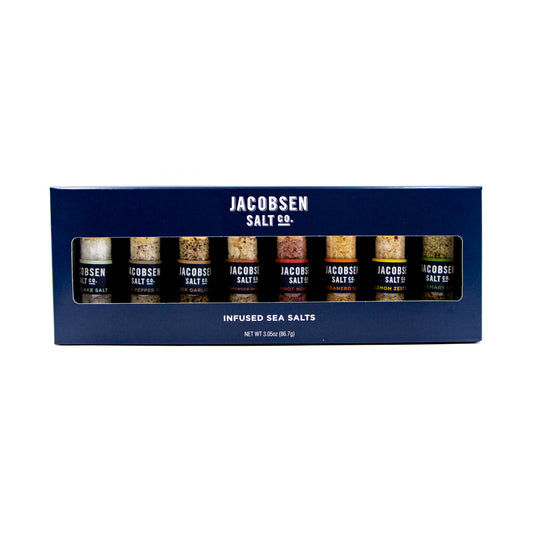 8 Vial Infused Salt Set by Jacobsen Salt Co.