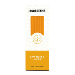 Jacobsen Co. Raw Honey Sticks 10-Pack
