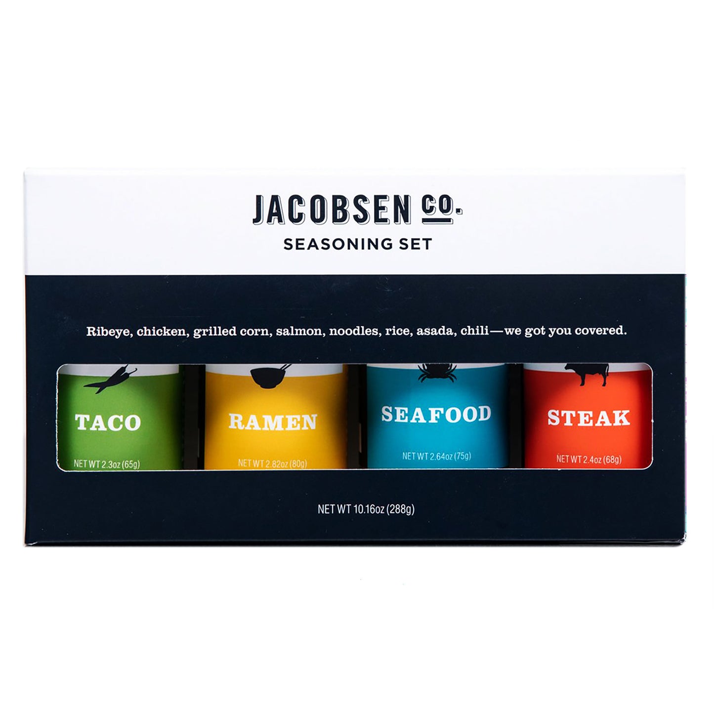 Seasoning 4-Pack by Jacobsen Salt Co.