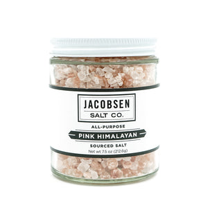 Pink Himalayan Salt Jar by Jacobsen Salt Co.