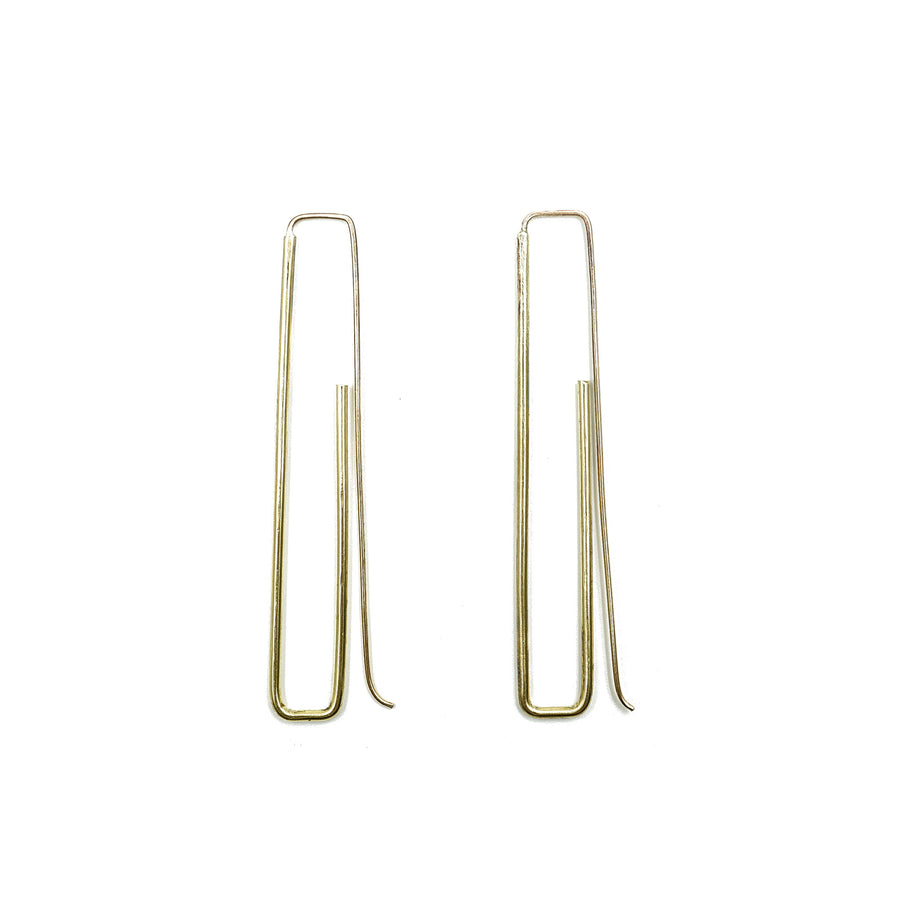Brass Emmy Earrings