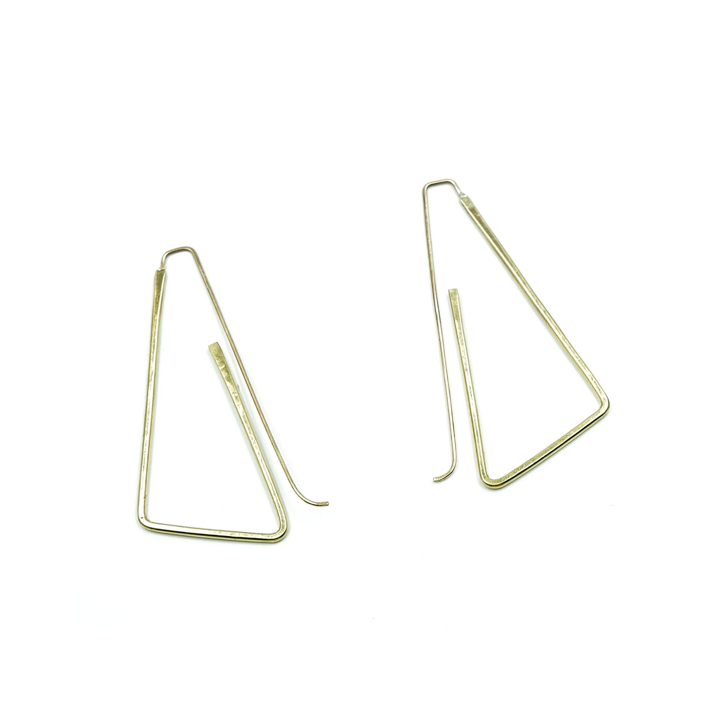 Roya Earrings in Brass by Julie Cooper Designs LARGE