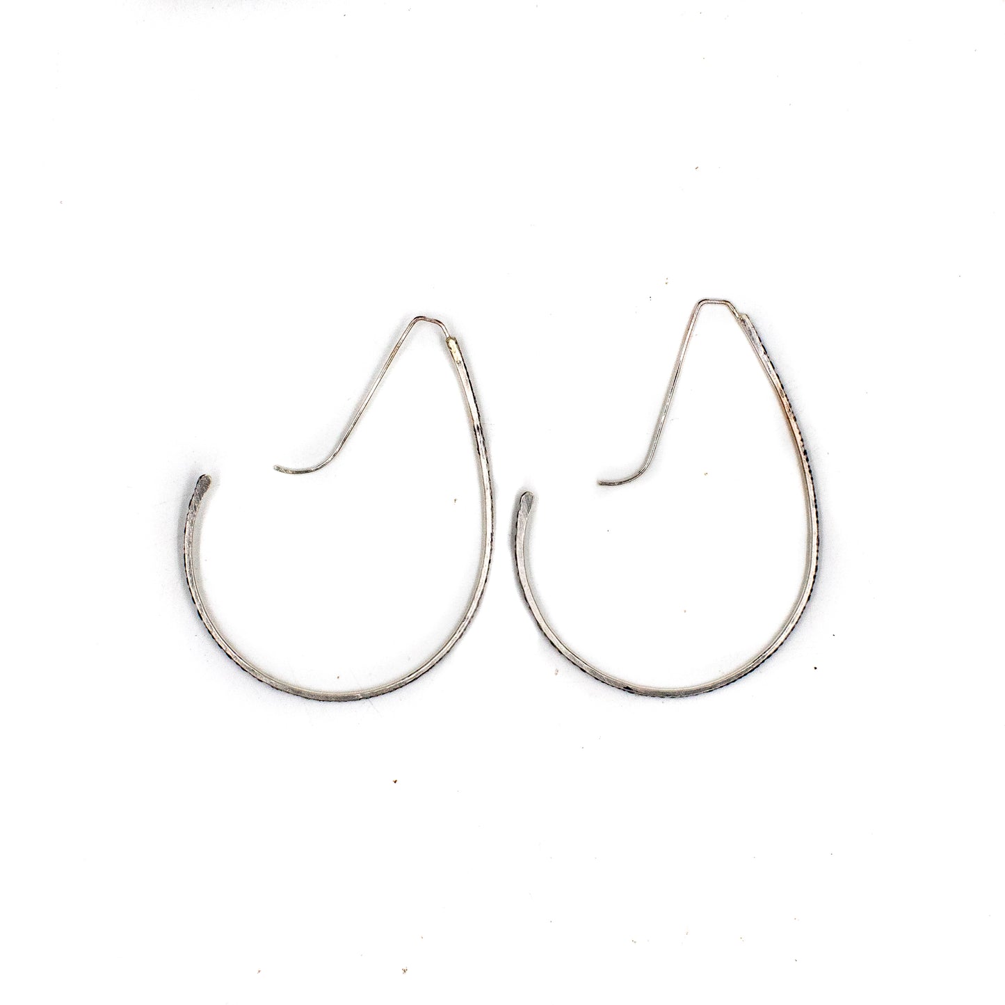 Jules Hoops in Sterling Silver by Julie Cooper Designs LARGE