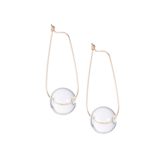 Small Light Being Earrings by AK Studio