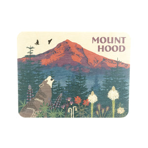 Little Gold Fox Mt Hood Postcard