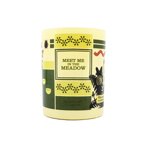 Imaginary Authors Meet Me in the Meadow Candle