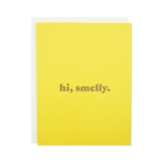 Hi Smelly Card by MadeHere