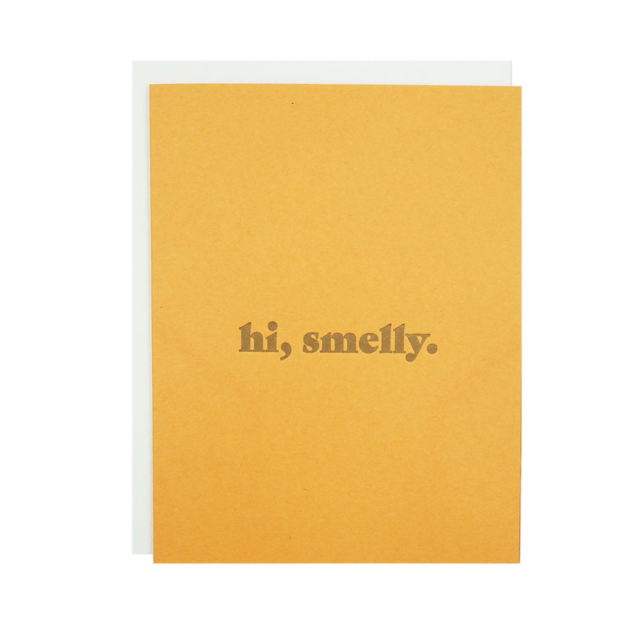 Hi Smelly Card by MadeHere