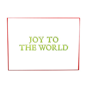 Joy to the World Holiday Card Boxed Set by MadeHere PDX