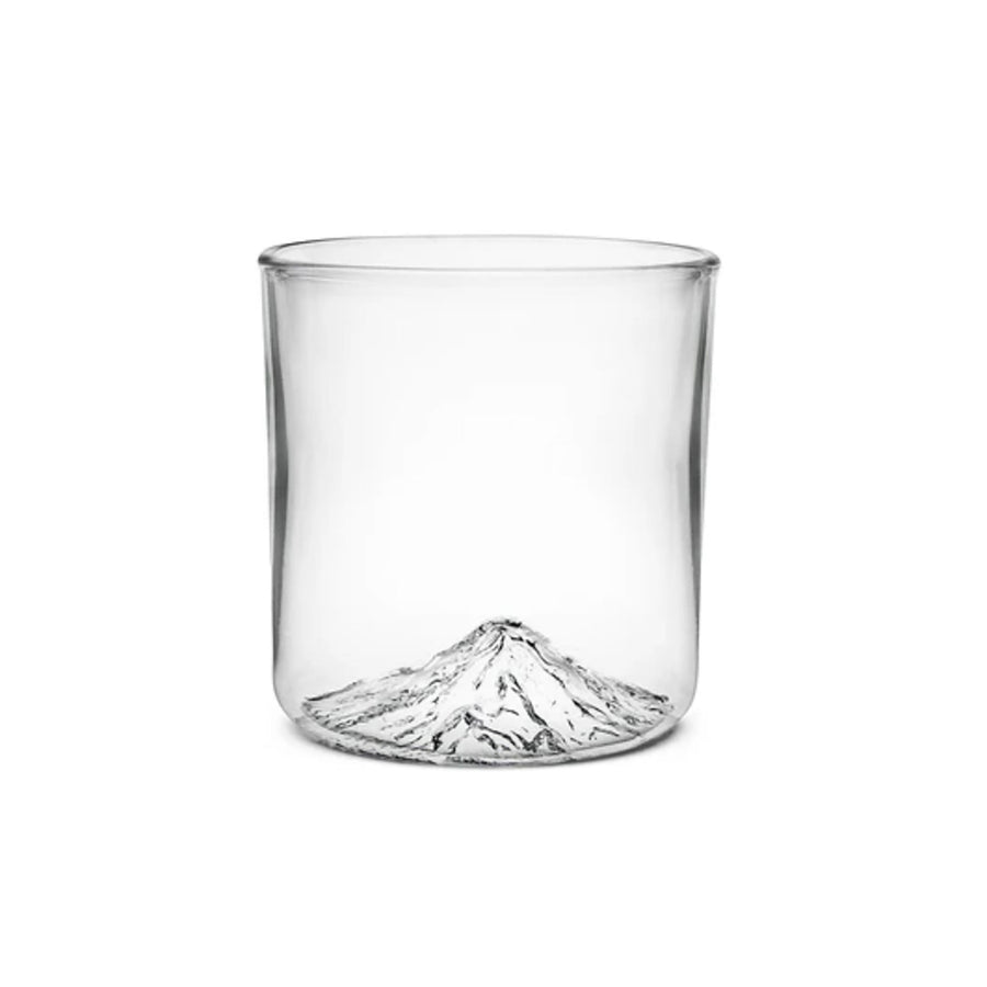 The Wasatch Tumbler  Handblown Mountain Whiskey Glass Made in USA