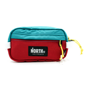 North St. Bags Pioneer 9 Hip Pack Red Teal