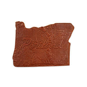 Portland Leather Coaster