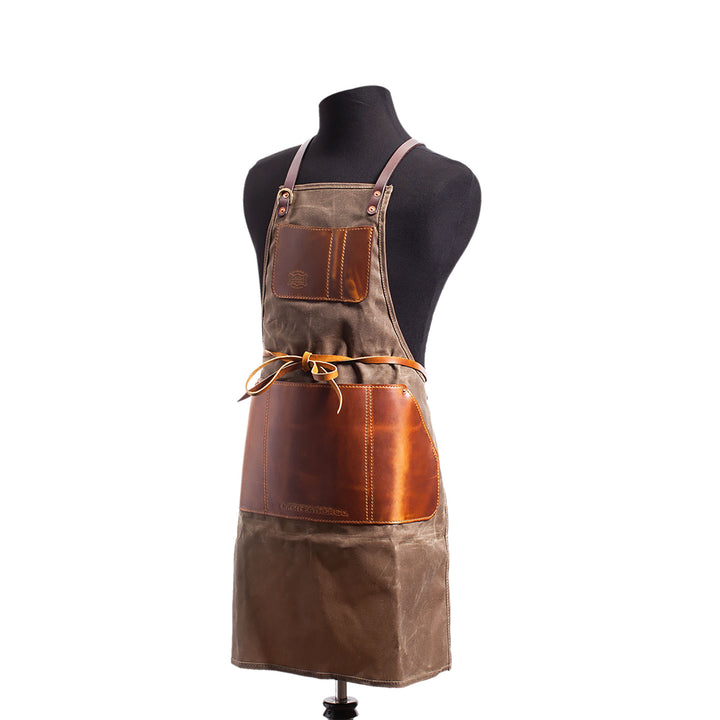 Tradesman Apron Waxed Canvas by Orox Leather Co.