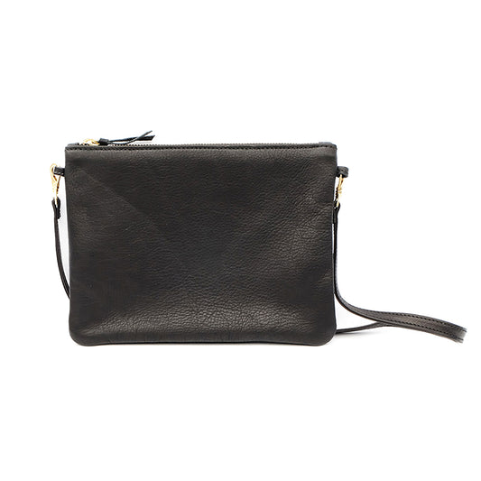 Primecut Pouch Purse Black Leather